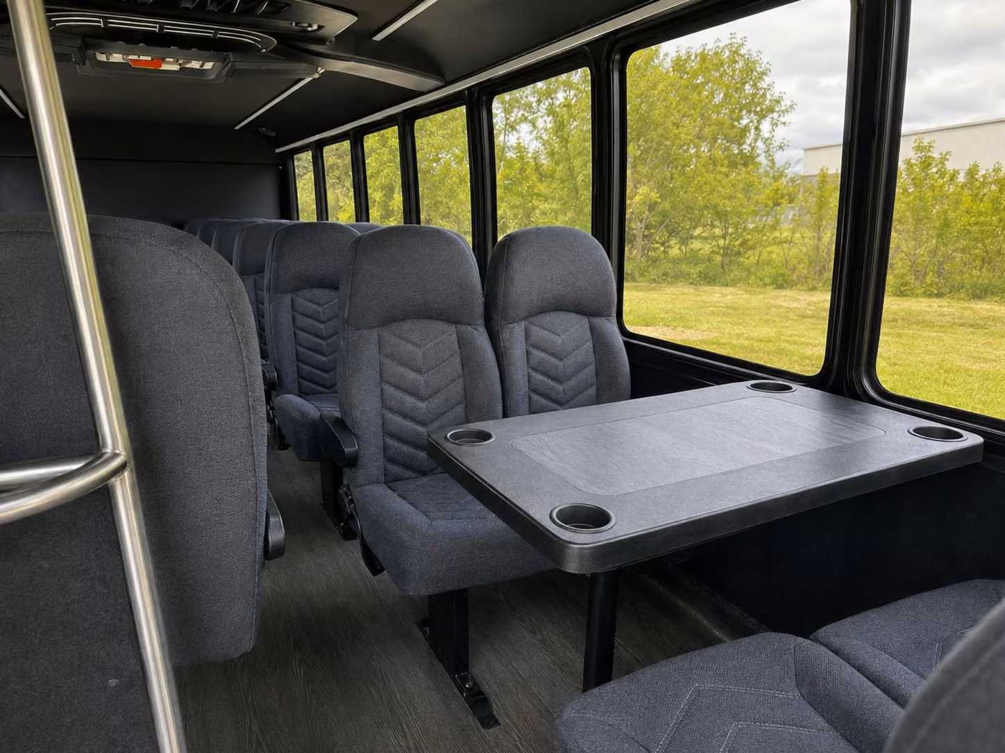 18 passenger minibus inside