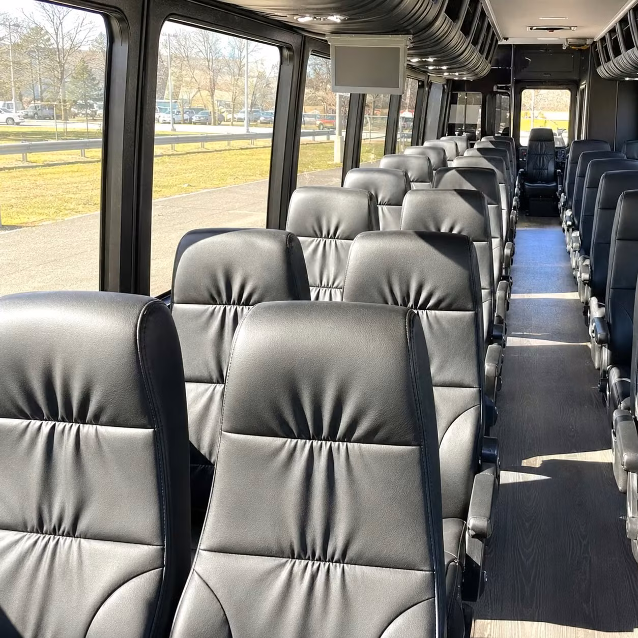 25 passenger minibus inside