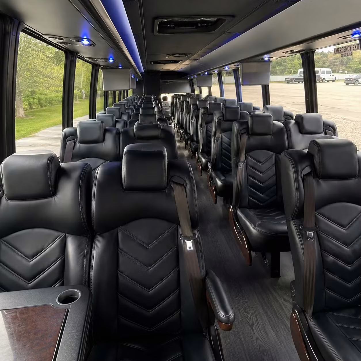 35 passenger minibus interior