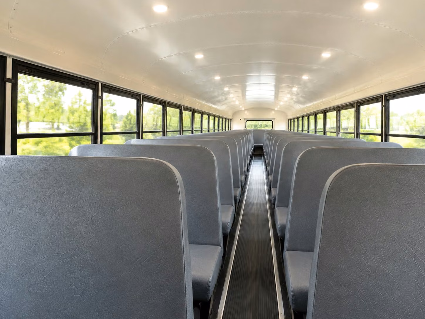 school bus interior